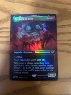 The Lord of Pain (Borderless) Commander: Duskmourn: House of Horror Foil - Image 1