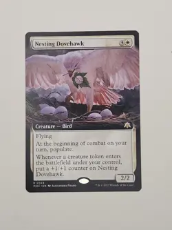 Nesting Dovehawk (Extended Art) Commander: March of the Machine Regular - Image 1