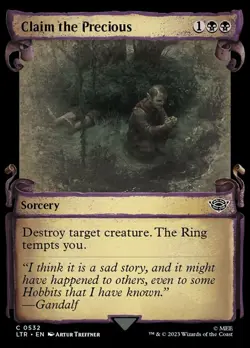 MTG Claim the Precious - Foil - Showcase Scrolls, The Lord of the Rings: Tales o - Image 1