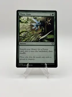 Three Visits Commander: Outlaws of Thunder Junction Regular Near Mint - Image 1