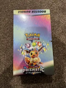 Pokemon TCG: Prismatic Evolutions Booster Bundle Display Case - Sealed! - Image 1