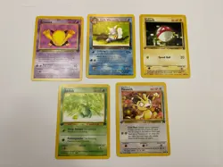 1st Edition Pokemon Team Rocket Lot Wartortle Voltorb Meowth Oddish Drowzee - Image 1