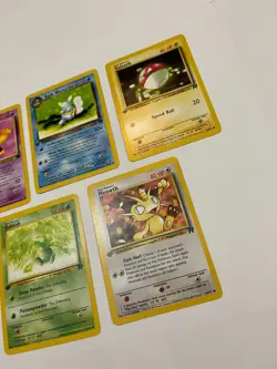 1st Edition Pokemon Team Rocket Lot Wartortle Voltorb Meowth Oddish Drowzee - Image 2