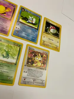 1st Edition Pokemon Team Rocket Lot Wartortle Voltorb Meowth Oddish Drowzee - Image 5