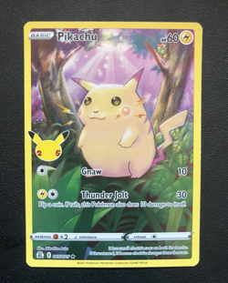Pokemon Pikachu - 005/025 Celebrations 25th Anniversary - Full Art Holo Rare NM - Image 1