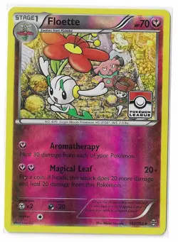 Floette 102/162 Reverse Holo League Stamped Promo Breakthrough Pokemon TCG NM - Image 1