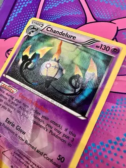 💫 2012 POKEMON NEXT DESTINIES CHANDELURE 101/99 SECRET RARE ‼ NM (Grade Ready) - Image 2