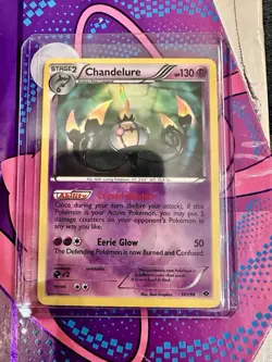 💫 2012 POKEMON NEXT DESTINIES CHANDELURE 101/99 SECRET RARE ‼ NM (Grade Ready) - Image 5