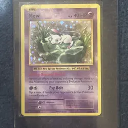 Pokemon TCG Mew 53/108 Evolutions Vintage 2016 Holo Rare LP - Image 1
