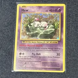Pokemon TCG Mew 53/108 Evolutions Vintage 2016 Holo Rare LP - Image 4