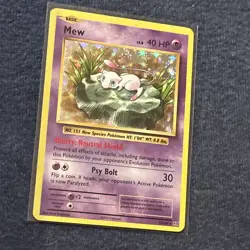 Pokemon TCG Mew 53/108 Evolutions Vintage 2016 Holo Rare LP - Image 5