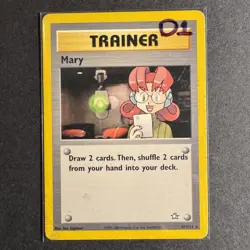Mary - 87/111 - Neo Genesis - Unlimited - Rare - Pokemon - Damaged - Image 3