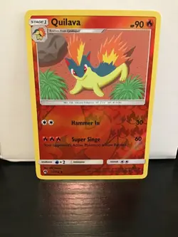 Quilava 41/214 Pokemon Lost Thunder Reverse Holo Uncommon - Image 1