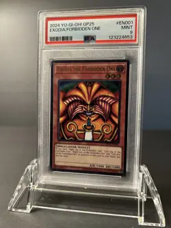 Yugioh Exodia the Forbidden One OP25 - EN001 Ultimate Rare PSA 9 4653 - Image 1