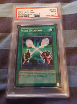 PSA 9 MINT Soul Exchange Tournament Pack 7 Pop 2 LOW TP7-EN010 1 of 2 Yugioh - Image 1