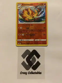 Pokemon Cards Centiskorch 048/264 Reverse Holo Fusion Strike Mint Condition Card - Image 1