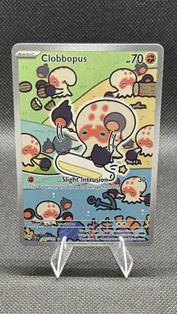 Pokemon TCG Clobbopus Illustration Rare Card 207/191 Surging Sparks Full Art - Image 1