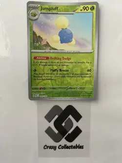 Pokemon Cards Jumpluff 003/193 SV Paldea Evolved Reverse Holo Mint Card - Image 1