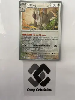Pokemon Cards Slaking 162/193 SV Paldea Evolved Reverse Holo Mint Card - Image 1