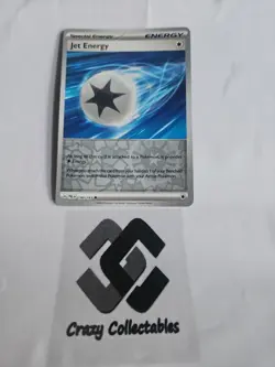 Pokemon Cards Jet Energy Reverse Holo 190/193 Paldea Evolved Mint Card - Image 1