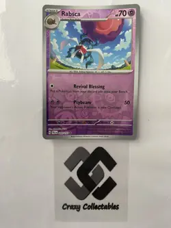 Pokemon Cards Rabsca 099/193 SV Paldea Evolved Reverse Holo Mint Card - Image 1