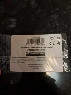 En Promo Card Professor’s Research (Professor Willow) Sealed NEW Pokemon TCG - Image 1