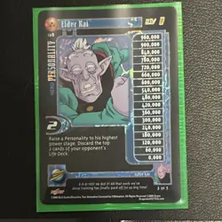 Score Dragon Ball Z TCG 2004 Elder Kai Vegeta Foil Personality Card Lot (3) - Image 2