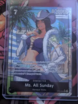 Ms. All Sunday Op14-084 Alternate Art Card One Piece Tcg - Image 1