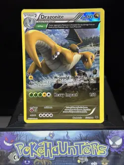 Pokemon Card Dragonite 52/108 Roaring Skies Reverse Holo Rare Played - Image 1