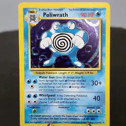 Poliwrath Holo Base Set 13/102 WOTC Pokemon Card 1999 Unlimited Near Mint ⭐ - Image 1