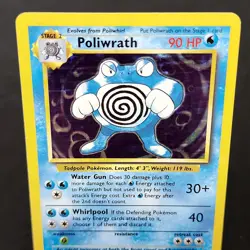 Poliwrath Holo Base Set 13/102 WOTC Pokemon Card 1999 Unlimited Near Mint ⭐ - Image 3