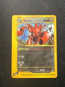 Pokemon Cards: Aquapolis Rare: Scizor 32/147 - Image 1