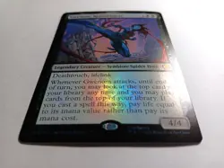 Magic the Gathering Gwenom Remorseless Promo P 0286 Foil MTG Card Marvel's SPM - Image 4