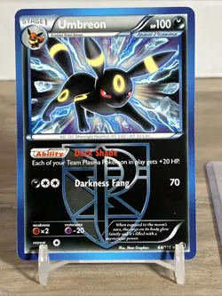 Pokemon Umbreon Plasma Freeze Card 64/116 Non-Holo Regular Deck Exclusive NM/EX - Image 2