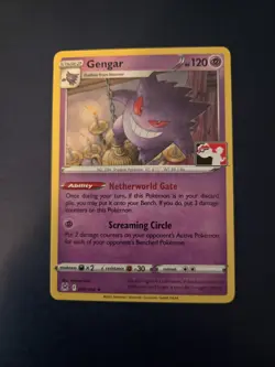 Gengar 066/196 Prize Pack Series Stamped Card Pokemon TCG - NM/M - Image 1
