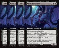 Set 4x FOIL Qarsi Revenant - MtG TDM-EN - Image 1