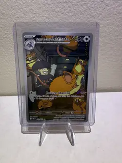 Pokemon TCG - Team Rockets Raticate 202/182 Destined Rivals - Illustration Rare - Image 1