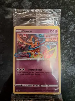 Deoxys SWSH170 Fusion Strike Build & Battle Sealed Deck Pokemon - Image 1