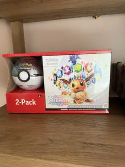 Pokemon TCG Prismatic Evolutions Elite Trainer Box ETB Pokeball Sams Club Bundle - Image 1
