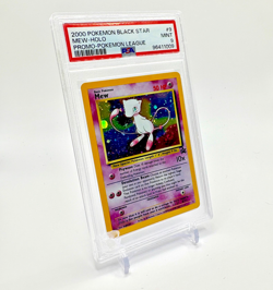 2000 Promo Black Star Mew Holo Pokemon League #9 Holo PSA 9 - Image 2