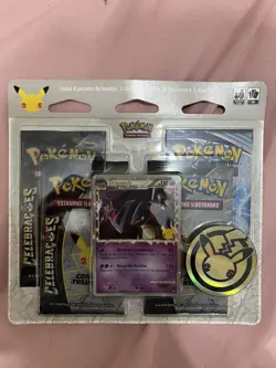 Pokemon TCG Portuguese Celebrations Dragapult Factory Sealed Quad Pack - Image 1