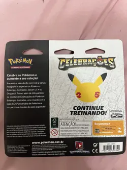 Pokemon TCG Portuguese Celebrations Dragapult Factory Sealed Quad Pack - Image 2