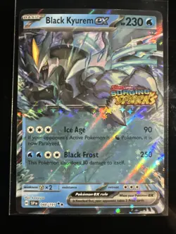 Pokemon TCG Black Kyurem EX Surging Sparks STAMPED Promo 048/191 NM - Image 1