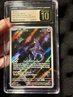 Pokemon Mewtwo 151 Premium collection 052 SVP EN CGC Pristine 10 - Image 1