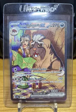 Arven's Mabosstiff ex 235/182 Sv10: Destined Rivals Holo - Pokemon TCG NM - Image 1