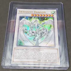 YUGIOH TCG STARDUST DRAGON LC5D-EN031 ULTRA 1ST EDITION - Image 1