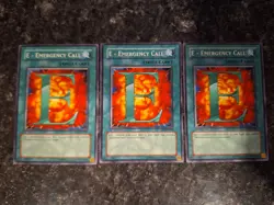 3X E - Emergency Call EOJ-EN039 - Yugioh Yu Gi Oh! Playset 1st Edition - Image 1