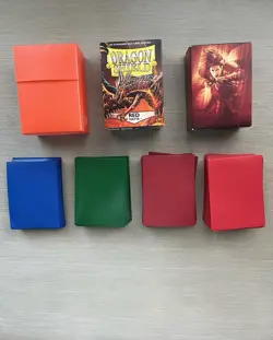 MTG Card Sleeve Assortment 220 Total Sleeves Mixed Colors - Image 1