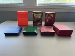 MTG Card Sleeve Assortment 220 Total Sleeves Mixed Colors - Image 2