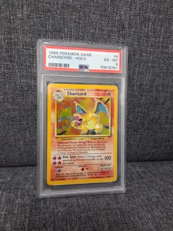 Charizard Holo 1999 4/102 Holo 4 PSA 6 Pokemon Card TCG Vtg Base Set Foil 💥🔥 - Image 1